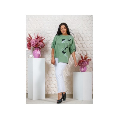 764 Туника "олива"