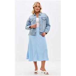 Куртка джинс F112-1209b l.blue