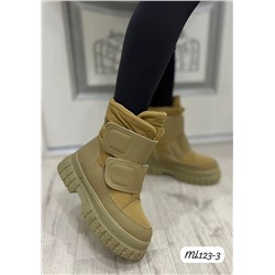 Аксана ML123-3К-МП/Z Ботинки женские беж нейлон+иск кожа, подклад иск мех