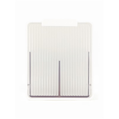 Органайзер настенный, с клеевыми крючками, 2 секции, 9.2×7×10.7 см, белый