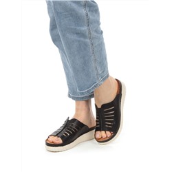 08-PED173-2 BLACK Босоножки женские (натуральная кожа)