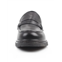 03-DCO59-5 BLACK Лоферы женские (натуральная кожа)