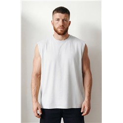 Мужская футболка оверсайз без рукавов Happyfox