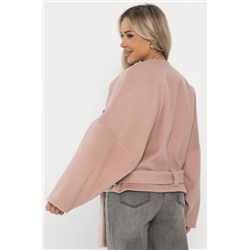 Пальто укороченное Хайт (пудра) Б14315-7М