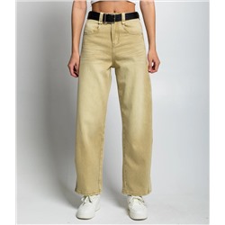 Джинсы #КТ89521, песочный