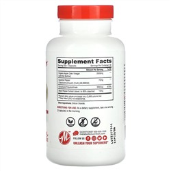 Metabolic Nutrition, Яблочный уксус, 90 капсул