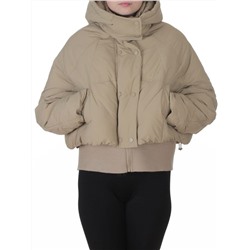 H24-033 BEIGE Куртка пуховая зимняя женская (пух)