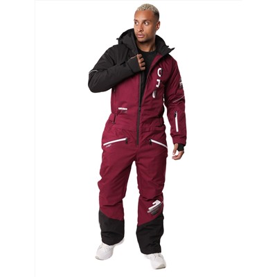 Комбинезон A-89033 Темно-бордовый