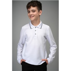 Рубашка-поло с длинным рукавом для мальчика Happyfox