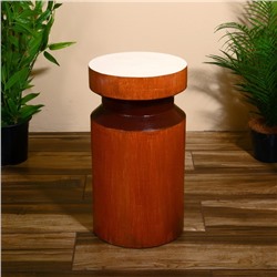 Табурет «Гиря», 26×26×47 см, дерево албезия