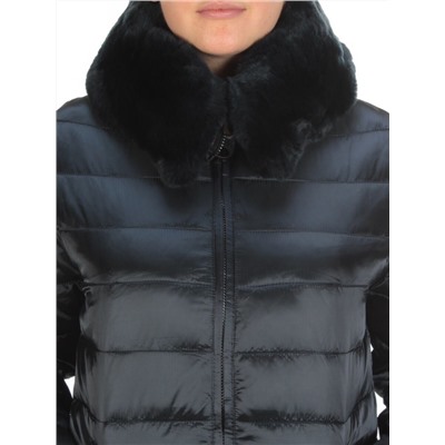 815 DARK BLUE Пальто зимнее женское VISDEER (200 гр. тинсулейт)