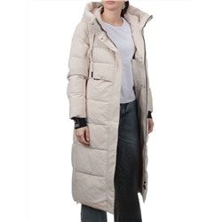 753 LT. BEIGE Пальто зимнее женское (170 гр. холлофайбер)