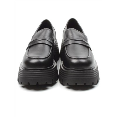 03-5930 BLACK Лоферы женские (натуральная кожа)