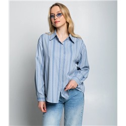 Рубашка #КТ129 (1), голубой