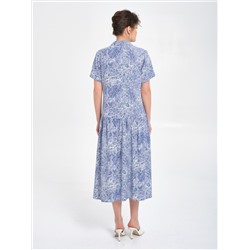 Платье из вискозы с принтом