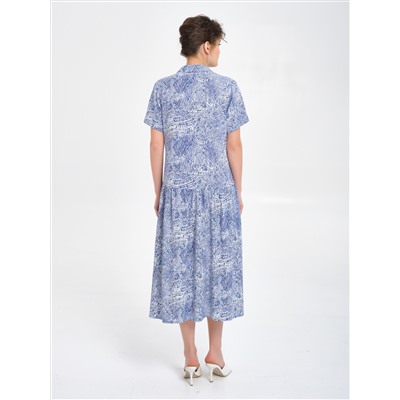 Платье из вискозы с принтом