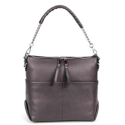 Женская кожаная сумка К-2202-208 Кофе