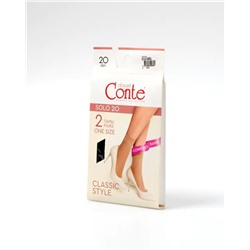 CONTE SOLO 20 (2 пары) Носки женские