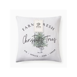 Наволочка декоративная новогодняя «Этель. Christmas trees», 40×40 (±6) см, 100% хлопок