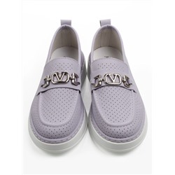 06-YE286-3 PURPLE Туфли женские (натуральная кожа)