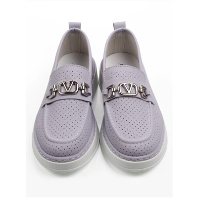 06-YE286-3 PURPLE Туфли женские (натуральная кожа)