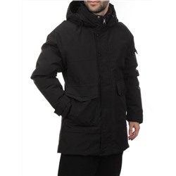 8897 BLACK Куртка мужская зимняя облегченная (130 гр. холлофайбер)