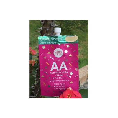 АА крем с защитой от солнца SPF 45 PA+++ от Cathy Doll, AA Automatic Aura Cream SPF 45 PA+++, 6 гр