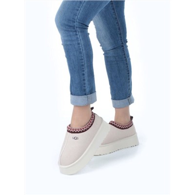 04-X85 BEIGE Угги зимние женские (натуральная замша, натуральная шерсть)