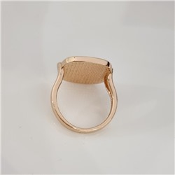 Кольцо 20 р ювелирная бижутерия коллекция "Дубай" покрытие позолота, вставка: перламутр, арт.414.583-20