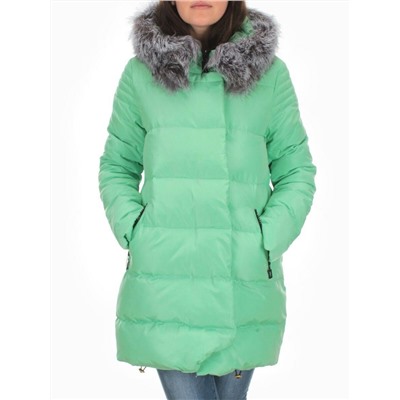 15113 GREEN Куртка зимняя облегченная женская (150 гр. холлофайбер)