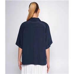 Рубашка #ОКТ095006, синий