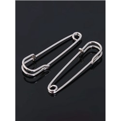 Булавка 4.5×1.2 см (набор 5 шт.), СМ-208-3, цвет серебро