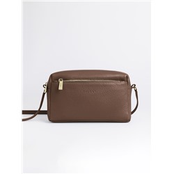 Женская кожаная сумка Richet 2536LG 957 Коричневый