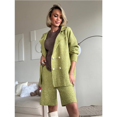 Шорты - букле, Лайм