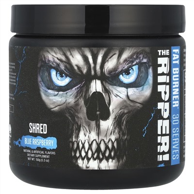 JNX Sports, The Ripper, жиросжигающая добавка, голубая малина, 150 г (5,3 унции)
