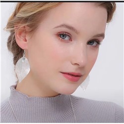 Серьги Листочки