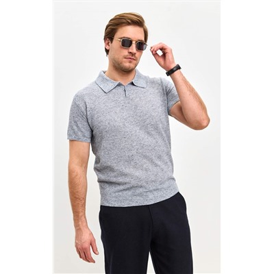 Футболка лен F011-06LN l.blue