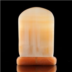 Икона настольная «Неупиваемая чаша», с подсвечником на 1 свечу, селенит