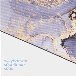Коврик для ванной SAVANNA «Видение», 38×58 см, фиолетовый