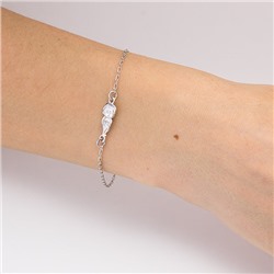 Серебряный браслет с мальчиком - 798