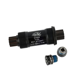 Каретка Octalink KENLI картриджная 68мм/113мм-10T, пром.подшипники /KL-09D/ FINISH: BLACK. CRMO./ уп50/