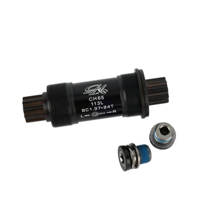 Каретка Octalink KENLI картриджная 68мм/113мм-10T, пром.подшипники /KL-09D/ FINISH: BLACK. CRMO./ уп50/