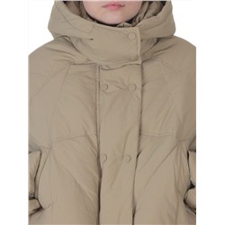 H24-033 BEIGE Куртка пуховая зимняя женская (пух)