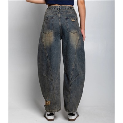 Джинсы #КТ3971, серо-голубой