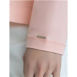 Лонгслив с принтом из премиального хлопка с эластаном