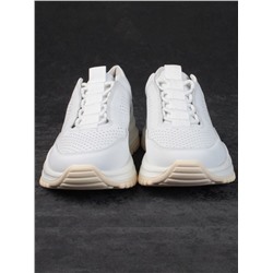 05-PDL250-1 WHITE Кроссовки женские (натуральная кожа)