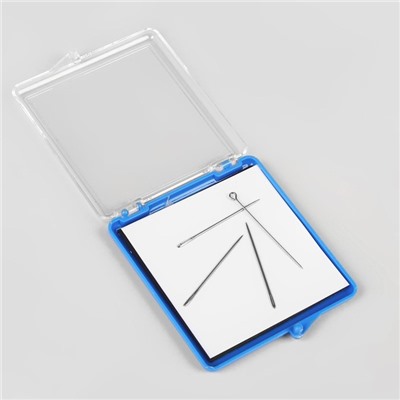 Игольница магнитная, с иглами, 7×8 см, МИКС