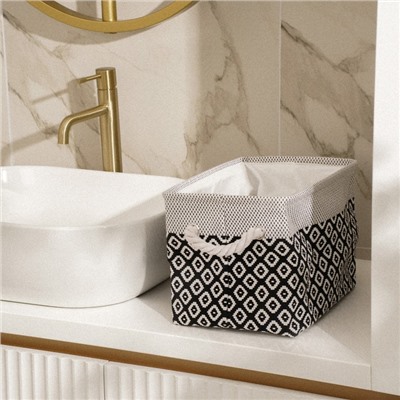 Короб для хранения вещей SL Home, 31×22×22.5 см, белый