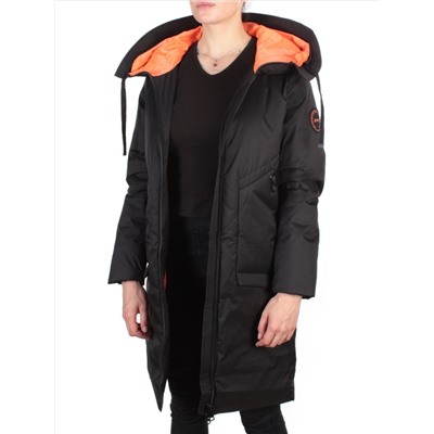 GWD21336P BLACK Пальто зимнее женское PURELIFE (200 гр. холлофайбер)