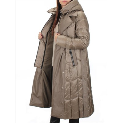 A31 DK. BEIGE Пальто зимнее женское ANAVISTA (био-пух)